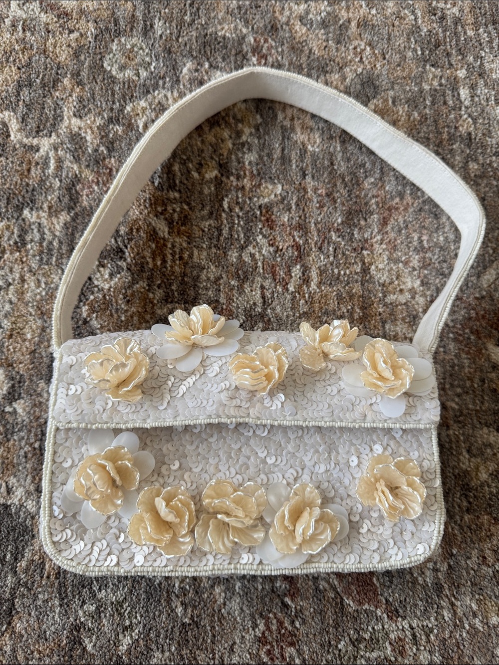 Anthropologie sequin bag